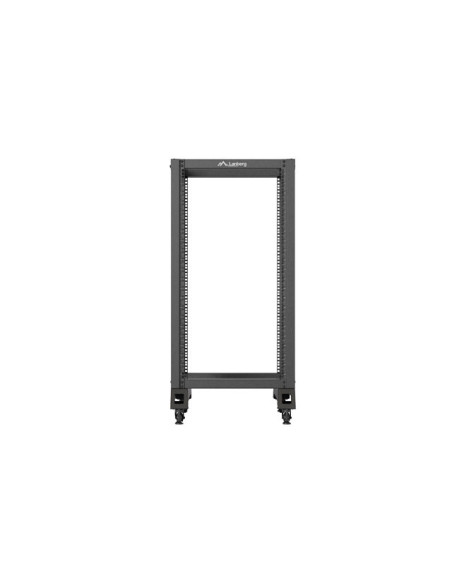 LANBERG OTVORENÝ RACK 22U 600X800 ČIERNY V2