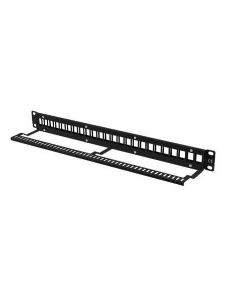 LANBERG PATCH PANEL BLANK 24 PORTOV 1U PRO MODULY KEYSTONE ČIERNY