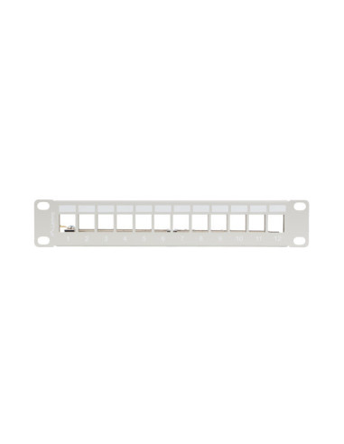 LANBERG PATCH PANEL 12 PORTOV 1U 19" FTP PRO MODULY KEYSTONE ŠEDÝ V2