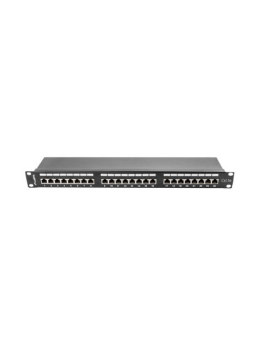 LANBERG PATCH PANEL 24 PORTOV 1U 19" CAT.5E FTP TIENE ČIERNY