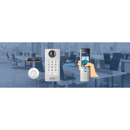 Grandstream WP820 WiFi IP tel., 2,4" bar. displ., 2SIP úč., video, BT, Micro USB, Handover