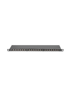LANBERG PATCH PANEL 24 PORTOV 0,5U 19" CAT.6 FTP TIENE ČIERNY