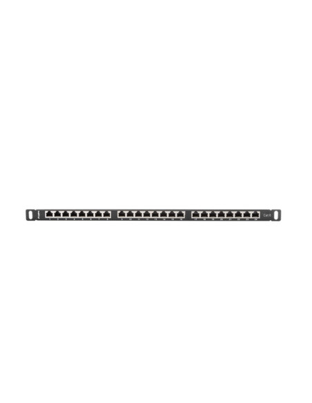 LANBERG PATCH PANEL 24 PORTOV 0,5U 19" CAT.6 FTP TIENE ČIERNY