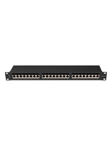 LANBERG PATCH PANEL 24 PORTOV 1U 19" CAT.6A FTP TIENE ČIERNY