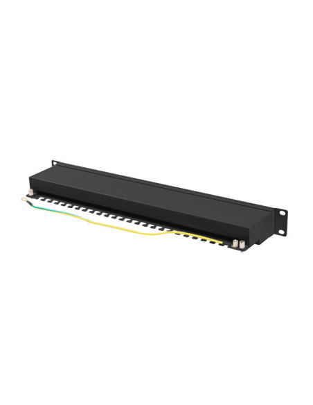 LANBERG PATCH PANEL 24 PORTOV 1U 19" CAT.6A FTP TIENE ČIERNY