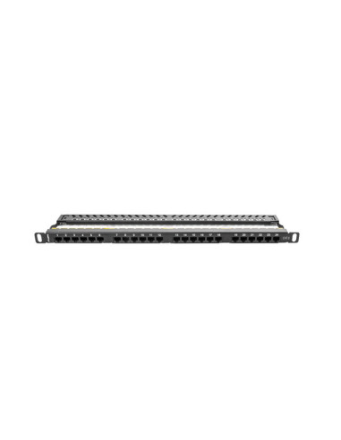 LANBERG PATCH PANEL 24 PORTOV 0,5U 19" CAT.6 UTP ČIERNY LANBERG