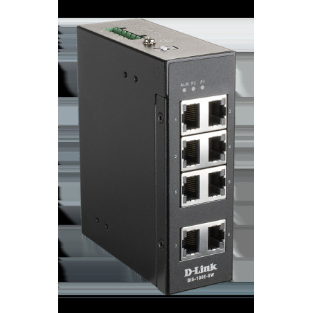 D-Link DIS-100E-8W Industrial 8 port Unmng switch