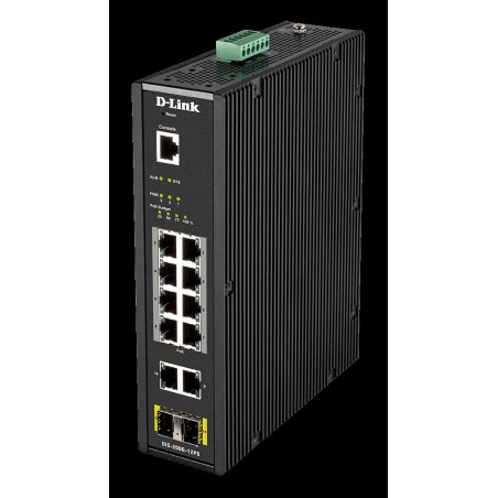 D-Link DIS-200G-12PS Industrial L2 smart manage POE switch