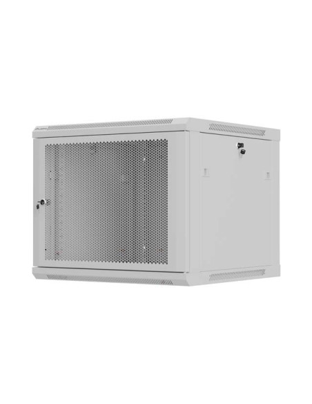 LANBERG NÁSTENNÁ INŠTALAČNÁ SKRIŇA 19" 9U 600X600 ŠEDÉ PERFOROVANÉ DVERE (PLOCHÉ BALENIE)