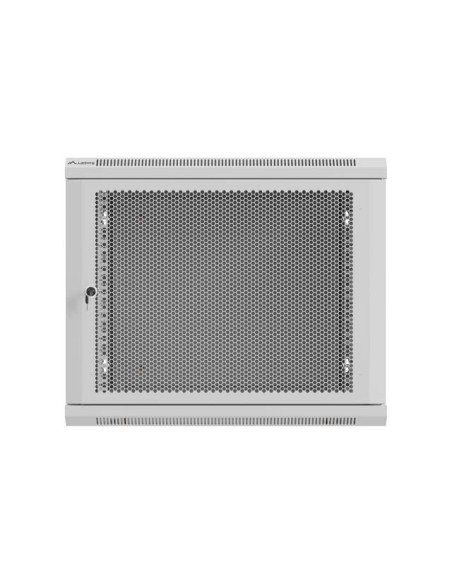 LANBERG NÁSTENNÁ INŠTALAČNÁ SKRIŇA 19" 9U 600X600 ŠEDÉ PERFOROVANÉ DVERE (PLOCHÉ BALENIE)