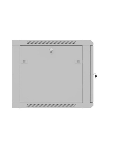 LANBERG NÁSTENNÁ INŠTALAČNÁ SKRIŇA 19" 9U 600X600 ŠEDÉ PERFOROVANÉ DVERE (PLOCHÉ BALENIE)