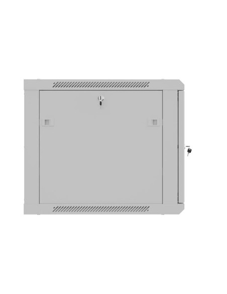 LANBERG NÁSTENNÁ INŠTALAČNÁ SKRIŇA 19" 9U 600X600 ŠEDÉ PERFOROVANÉ DVERE (PLOCHÉ BALENIE)