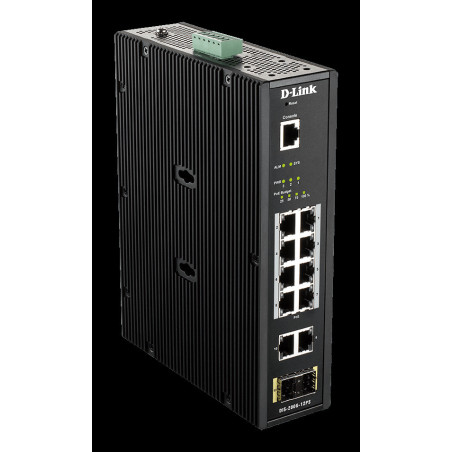 D-Link DIS-200G-12PS Industrial L2 smart manage POE switch