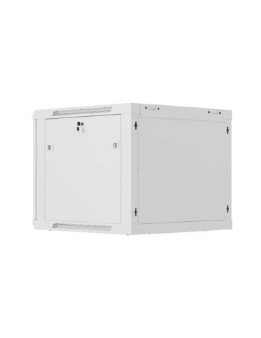 LANBERG NÁSTENNÁ INŠTALAČNÁ SKRIŇA 19" 9U 600X600 ŠEDÉ PERFOROVANÉ DVERE (PLOCHÉ BALENIE)
