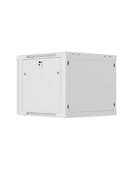 LANBERG NÁSTENNÁ INŠTALAČNÁ SKRIŇA 19" 9U 600X600 ŠEDÉ PERFOROVANÉ DVERE (PLOCHÉ BALENIE)