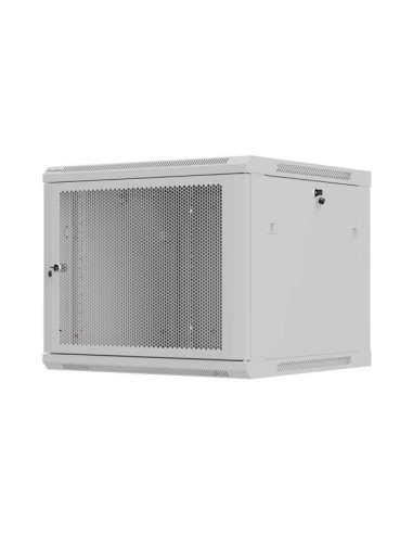 LANBERG NÁSTENNÁ INŠTALAČNÁ SKRIŇA 19" 9U 600X600 ŠEDÉ PERFOROVANÉ DVERE (PLOCHÉ BALENIE)