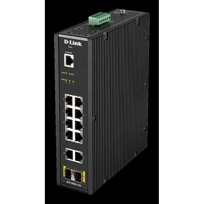 D-Link DIS-200G-12S Industrial L2 smart manage switch