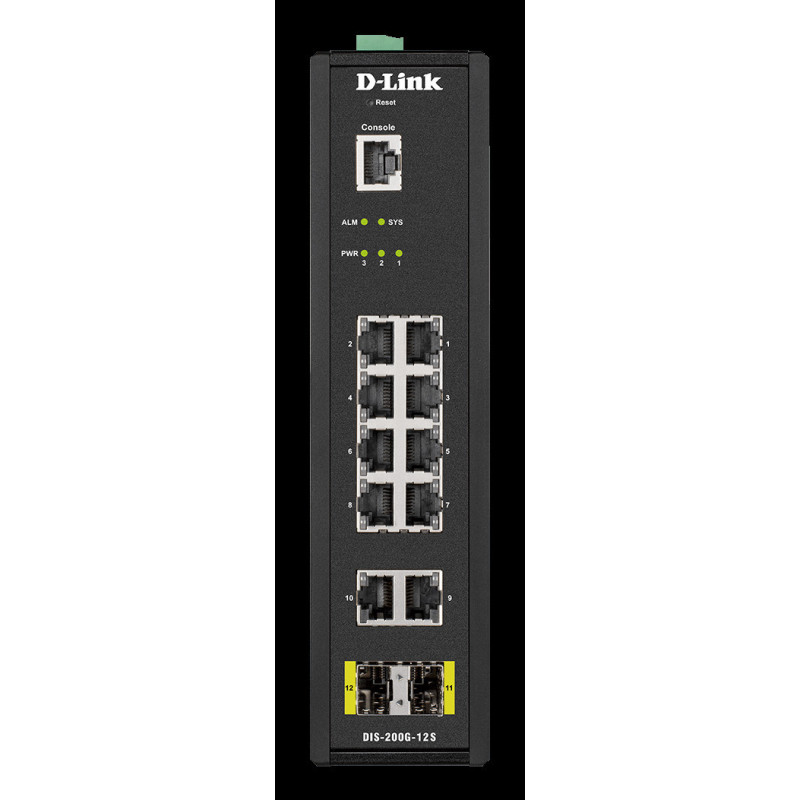 D-Link DIS-200G-12S Industrial L2 smart manage switch