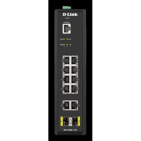 D-Link DIS-200G-12S Industrial L2 smart manage switch