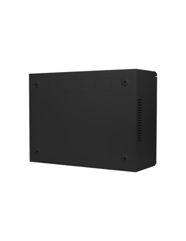 LANBERG 19" RACKOVÁ SKRIŇA PRO MONTÁŽ NA STENU 4U+3U/540X200 NÍZKOPROFILOVÁ ČIERNA (ZMONTOVANÁ)