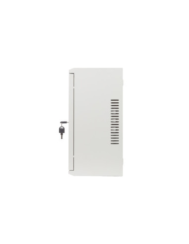 LANBERG 19" RACKOVÁ SKRIŇA PRO MONTÁŽ NA STENU 4U+3U/540X200 NÍZKOPROFILOVÁ ŠEDÁ (ZMONTOVANÁ)