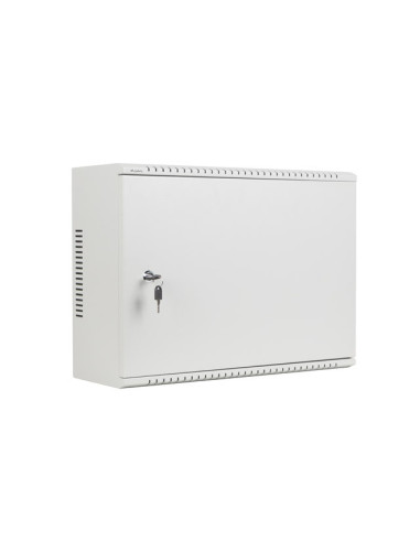 LANBERG 19" RACKOVÁ SKRIŇA PRO MONTÁŽ NA STENU 4U+3U/540X200 NÍZKOPROFILOVÁ ŠEDÁ (ZMONTOVANÁ)