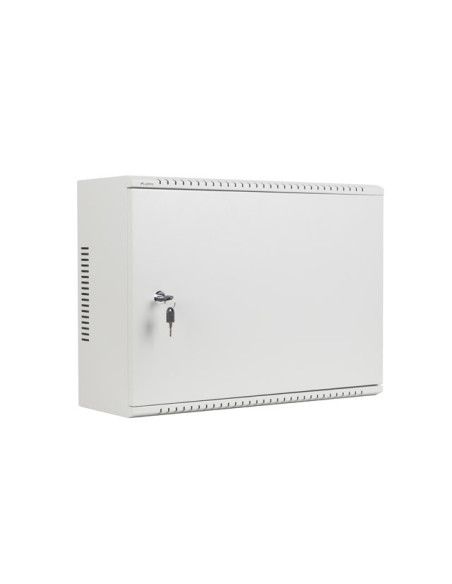 LANBERG 19" RACKOVÁ SKRIŇA PRO MONTÁŽ NA STENU 4U+3U/540X200 NÍZKOPROFILOVÁ ŠEDÁ (ZMONTOVANÁ)