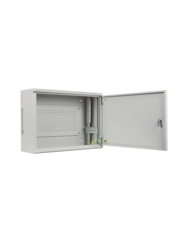LANBERG 19" RACKOVÁ SKRIŇA PRO MONTÁŽ NA STENU 4U+3U/540X200 NÍZKOPROFILOVÁ ŠEDÁ (ZMONTOVANÁ)