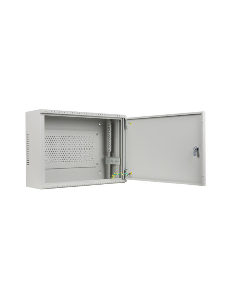 LANBERG 19" RACKOVÁ SKRIŇA PRO MONTÁŽ NA STENU 4U+3U/540X200 NÍZKOPROFILOVÁ ŠEDÁ (ZMONTOVANÁ)
