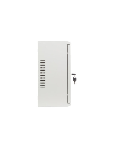 LANBERG 19" RACKOVÁ SKRIŇA PRO MONTÁŽ NA STENU 4U+3U/540X200 NÍZKOPROFILOVÁ ŠEDÁ (ZMONTOVANÁ)