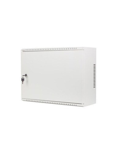 LANBERG 19" RACKOVÁ SKRIŇA PRO MONTÁŽ NA STENU 4U+3U/540X200 NÍZKOPROFILOVÁ ŠEDÁ (ZMONTOVANÁ)