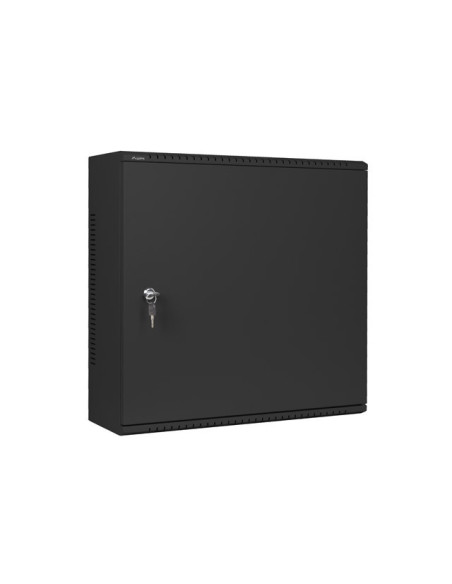 LANBERG 19" RACKOVÁ SKRIŇA PRO MONTÁŽ NA STENU 6U+3U/540X200 NÍZKOPROFILOVÁ ČIERNA (ZMONTOVANÁ)