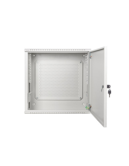 LANBERG 19" RACKOVÁ SKRIŇA PRO MONTÁŽ NA STENU 6U+3U/540X200 NÍZKOPROFILOVÁ ŠEDÁ (ZMONTOVANÁ)
