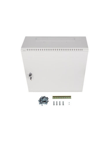 LANBERG 19" RACKOVÁ SKRIŇA PRO MONTÁŽ NA STENU 6U+3U/540X200 NÍZKOPROFILOVÁ ŠEDÁ (ZMONTOVANÁ)