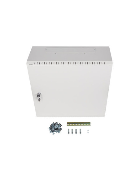 LANBERG 19" RACKOVÁ SKRIŇA PRO MONTÁŽ NA STENU 6U+3U/540X200 NÍZKOPROFILOVÁ ŠEDÁ (ZMONTOVANÁ)