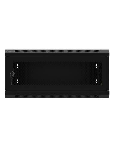 LANBERG RACKOVÁ SKRIŇA 19" NÁSTENNÁ 4U/600X450 S PERFOROVANÝMI DVERAMI ČIERNA (PLOCHÉ BALENIE)