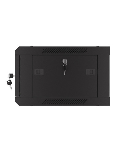 LANBERG RACKOVÁ SKRIŇA 19" NÁSTENNÁ 4U/600X450 S PERFOROVANÝMI DVERAMI ČIERNA (PLOCHÉ BALENIE)