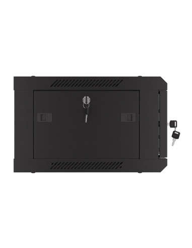 LANBERG RACKOVÁ SKRIŇA 19" NÁSTENNÁ 4U/600X450 S PERFOROVANÝMI DVERAMI ČIERNA (PLOCHÉ BALENIE)