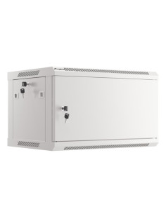 LANBERG RACKOVÁ SKRIŇA 19" PRO MONTÁŽ NA STENU 6U/600X450 PRO VLASTNÚ MONTÁŽ S KOVOVÝMI DVERAMI ŠEDÁ