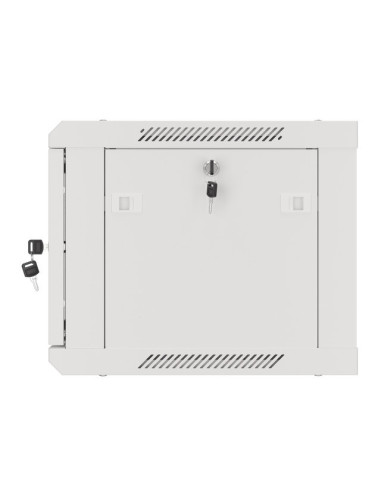 LANBERG RACKOVÁ SKRIŇA 19" PRO MONTÁŽ NA STENU 6U/600X450 PRO VLASTNÚ MONTÁŽ S KOVOVÝMI DVERAMI ŠEDÁ