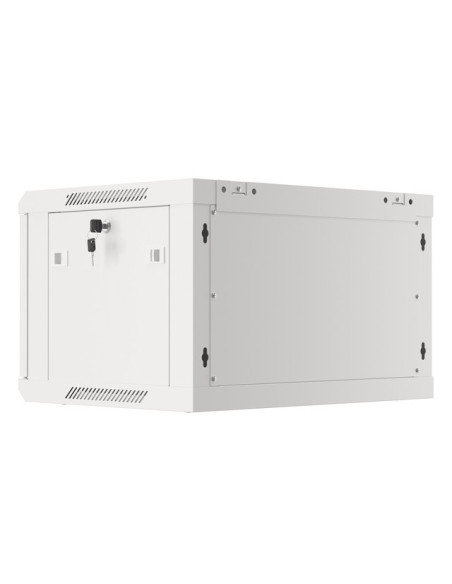 LANBERG RACKOVÁ SKRIŇA 19" PRO MONTÁŽ NA STENU 6U/600X450 PRO VLASTNÚ MONTÁŽ S KOVOVÝMI DVERAMI ŠEDÁ
