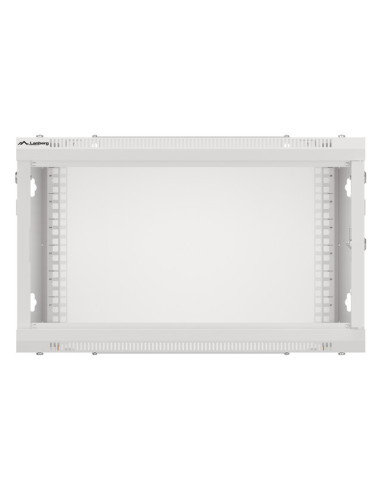 LANBERG RACKOVÁ SKRIŇA 19" PRO MONTÁŽ NA STENU 6U/600X450 PRO VLASTNÚ MONTÁŽ S KOVOVÝMI DVERAMI ŠEDÁ