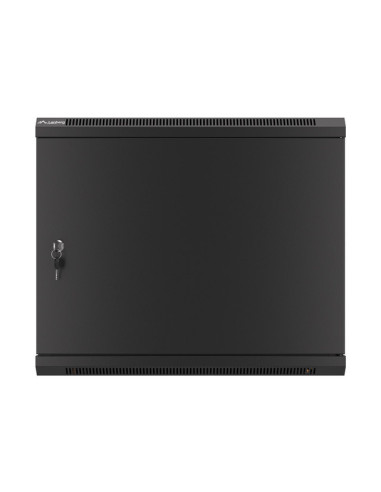 LANBERG 19" RACKOVÁ SKRIŇA PRO MONTÁŽ NA STENU 9U/600X450 PRO VLASTNÚ MONTÁŽ S KOVOVÝMI DVERAMI ČIERNA