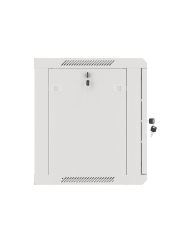 LANBERG RACKOVÁ SKRIŇA 19" PRO MONTÁŽ NA STENU 9U/600X450 PRO VLASTNÚ MONTÁŽ S KOVOVÝMI DVERAMI ŠEDÁ