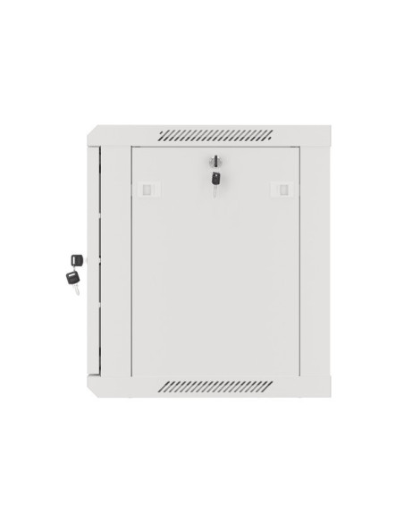 LANBERG RACKOVÁ SKRIŇA 19" PRO MONTÁŽ NA STENU 9U/600X450 PRO VLASTNÚ MONTÁŽ S KOVOVÝMI DVERAMI ŠEDÁ