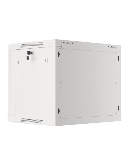 LANBERG RACKOVÁ SKRIŇA 19" PRO MONTÁŽ NA STENU 9U/600X450 PRO VLASTNÚ MONTÁŽ S KOVOVÝMI DVERAMI ŠEDÁ