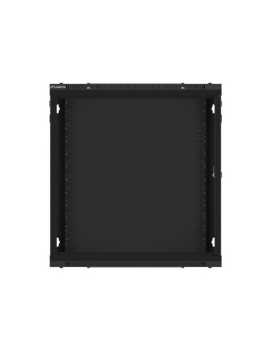 LANBERG RACKOVÁ SKRIŇA 19" NÁSTENNÁ 12U/600X450 PRO VLASTNÚ MONTÁŽ S KOVOVÝMI DVERAMI ČIERNA