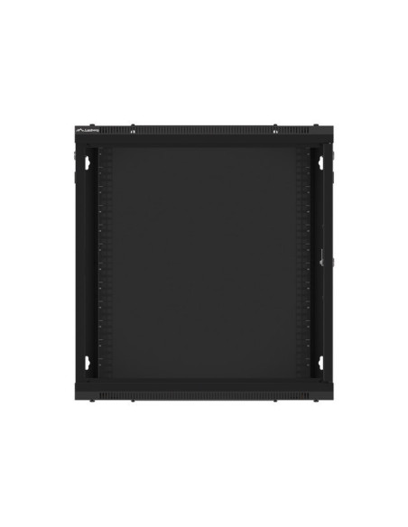 LANBERG RACKOVÁ SKRIŇA 19" NÁSTENNÁ 12U/600X450 PRO VLASTNÚ MONTÁŽ S KOVOVÝMI DVERAMI ČIERNA