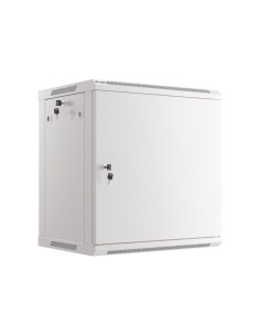LANBERG RACKOVÁ SKRIŇA 19" NÁSTENNÁ 12U/600X450 PRO VLASTNÚ MONTÁŽ S KOVOVÝMI DVERAMI ŠEDÁ