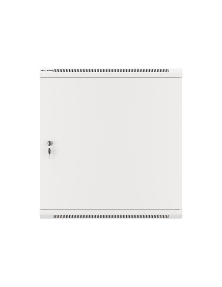 LANBERG RACKOVÁ SKRIŇA 19" NÁSTENNÁ 12U/600X450 PRO VLASTNÚ MONTÁŽ S KOVOVÝMI DVERAMI ŠEDÁ